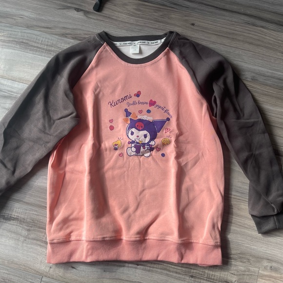 Sanrio Anime Kawaii Cinnamon Roll Kuromi sweatshirt for Big kid NEW - Picture 1 of 6